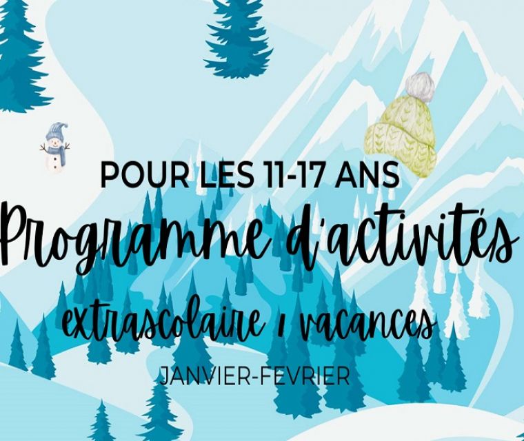 Programme janvier / février 2026 jeunesse